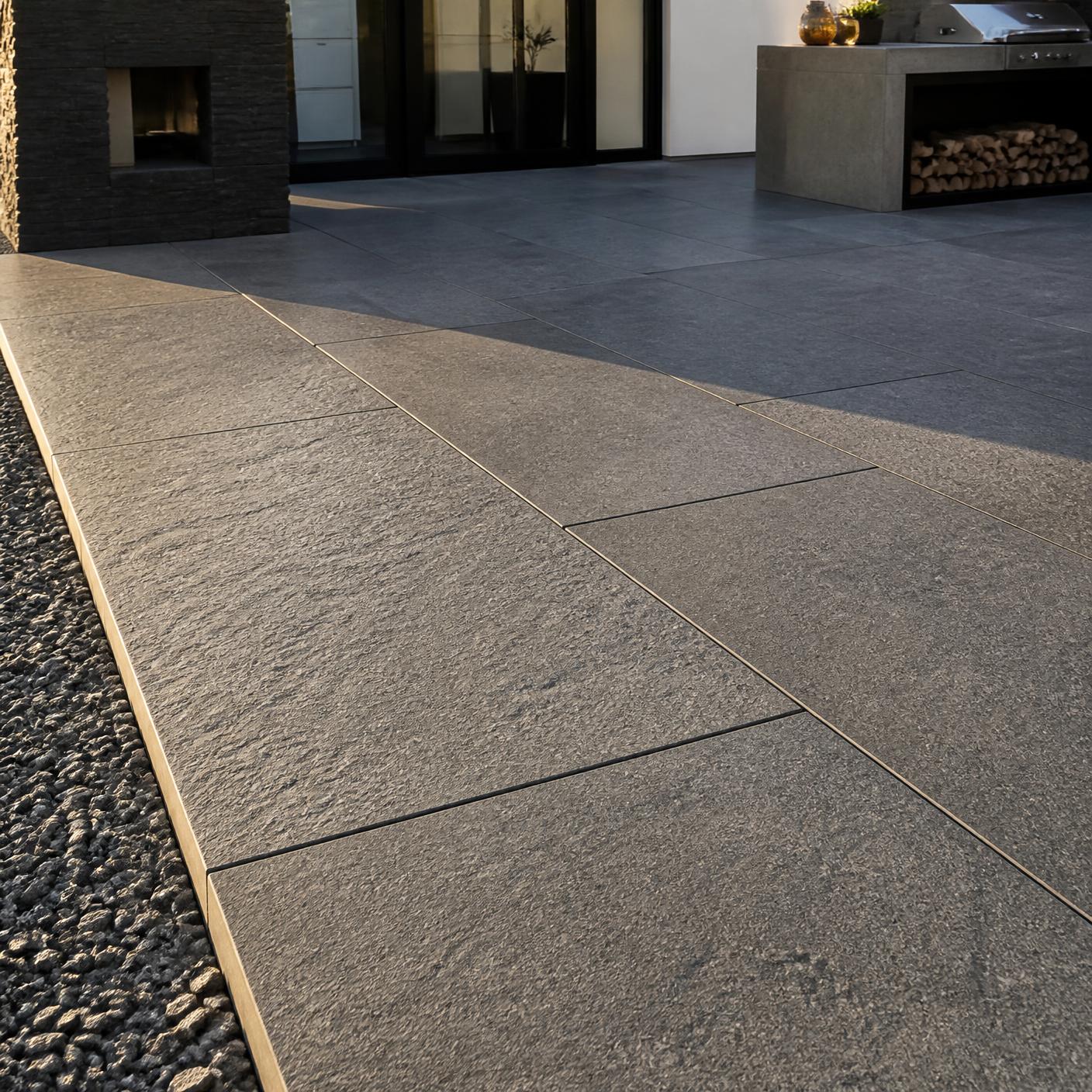 Large-format paving with tight consistent joints